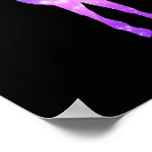 Erstellen Sie Ihre eigene Einhorn-Foto-Silhouette  Poster (Ecke)