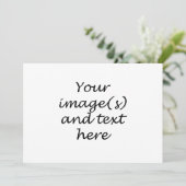 Erstellen Sie Ihre eigene Einladung (Stehend Vorderseite)