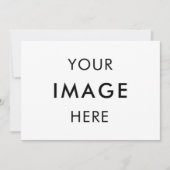 Erstellen Sie Ihre eigene Einladung schwarz & weiß (Vorderseite)