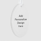 Erstellen Sie Ihre eigene Einzelstandardgröße Ornament (Vorderseite)