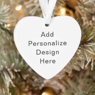Erstellen Sie Ihre eigene Einzelstandardgröße Ornament