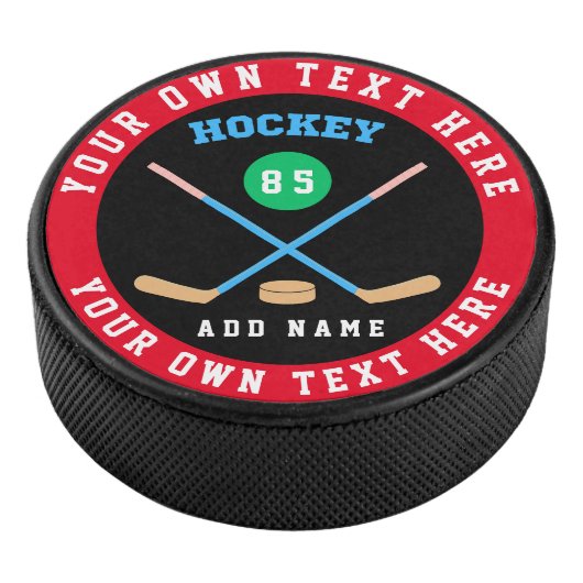 Erstellen Sie Ihre eigene Eishockey-Individuelle N Eishockey Puck (3/4)