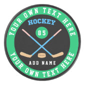 Erstellen Sie Ihre eigene Eishockey-Individuelle N Eishockey Puck (Vorderseite)