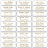 Erstellen Sie Ihre eigene elegante Adresse für Hoc Aufkleber (Vorderseite)