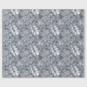 Erstellen Sie Ihre eigene elegante dunkelgraue Ton Geschenkpapier (Flach)