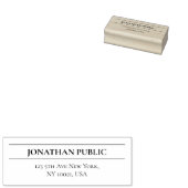 Erstellen Sie Ihre eigene elegante, einfache Rücks Gummistempel (Stempel)