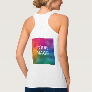 Erstellen Sie Ihre eigene elegante, moderne, weiße Tank Top