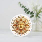 Erstellen Sie Ihre eigene elegante Steampunk Sun Einladung (Stehend Vorderseite)