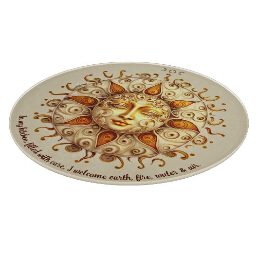 Erstellen Sie Ihre eigene elegante Steampunk Sun Schneidebrett (Ecke)