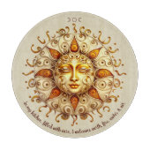 Erstellen Sie Ihre eigene elegante Steampunk Sun Schneidebrett (Vorderseite)