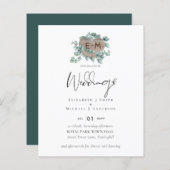 Erstellen Sie Ihre eigene Eukalyptus-Grüne-Hochzei (Vorne/Hinten)