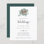 Erstellen Sie Ihre eigene Eukalyptus-Grüne-Hochzei (Vorne/Hinten)