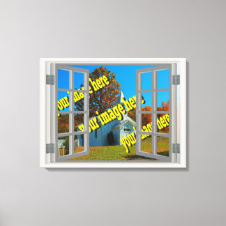 Erstellen Sie Ihre eigene 🌿 Fake-Ansicht Leinwanddruck