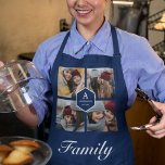 Erstellen Sie Ihre eigene Familie Foto Collage Blu Schürze<br><div class="desc">Laden Sie Ihre Lieblings-Fotos hoch,  um Ihr eigenes personalisiertes Keepake-Foto-Geschenk zu machen.</div>