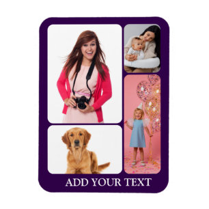 Erstellen Sie Ihre eigene Familienfoto-Collage mit Magnet