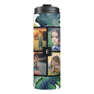 Erstellen Sie Ihre eigene Familienfotocollage Thermosbecher