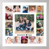 Erstellen Sie Ihre eigene Familienname 17 FotoColl Poster (Vorne)