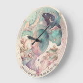 Erstellen Sie Ihre eigene Fantasieweltkarte Große Wanduhr (Winkel)