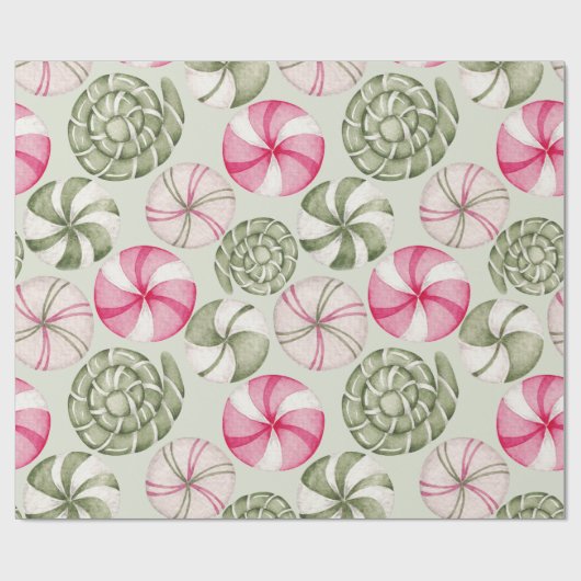 Erstellen Sie Ihre eigene Farbauswahl Pfefferminzb Geschenkpapier (Flach)