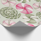 Erstellen Sie Ihre eigene Farbauswahl Pfefferminzb Geschenkpapier (Ecke)