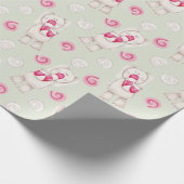 Erstellen Sie Ihre eigene Farbauswahl Pfefferminze Geschenkpapier (Ecke)