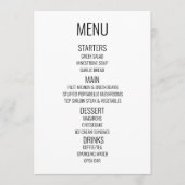 Erstellen Sie Ihre eigene Farbe - Blumenrinnen Menükarte (Vorderseite)