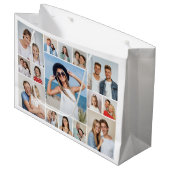 Erstellen Sie Ihre eigene Farbe für 15 Collagen. Große Geschenktüte (Vorderseite Schrägansicht)