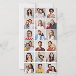 Erstellen Sie Ihre eigene Farbe für 18 Collage bea Feiertagskarte