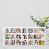 Erstellen Sie Ihre eigene Farbe für 21 Collage. Einladung (Stehend Vorderseite)