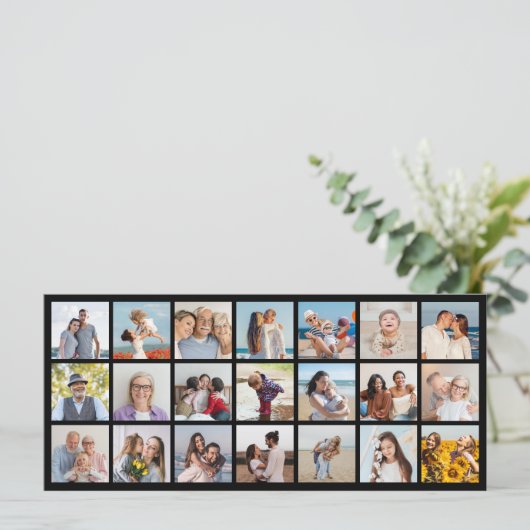 Erstellen Sie Ihre eigene Farbe für 21 Collage. Karte (Stehend Vorderseite)