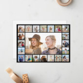 Erstellen Sie Ihre eigene Farbe für 21 Collage. Mitteilungskarte (Vorderseite/Rückseite Beispiel)