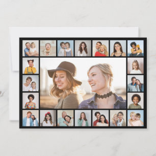 Erstellen Sie Ihre eigene Farbe für 21 Collage. Mitteilungskarte