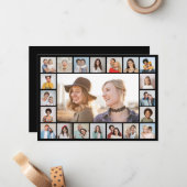 Erstellen Sie Ihre eigene Farbe für 21 Collage. Mitteilungskarte (Vorderseite/Rückseite Beispiel)