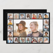 Erstellen Sie Ihre eigene Farbe für 21 Collage. Mitteilungskarte (Vorne/Hinten)