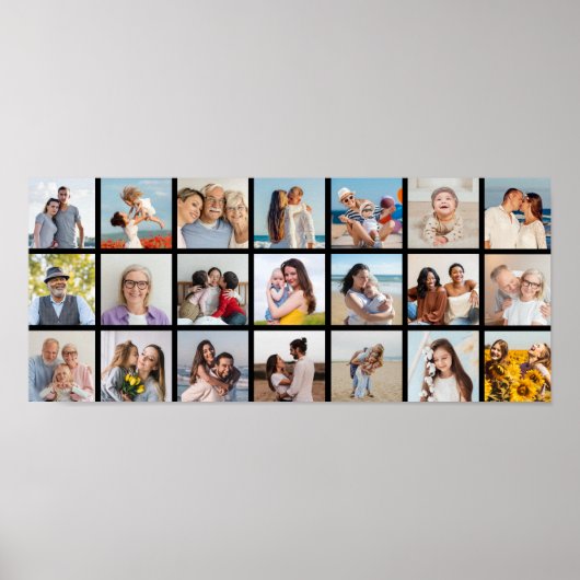 Erstellen Sie Ihre eigene Farbe für 21 Collage. Poster (Vorne)