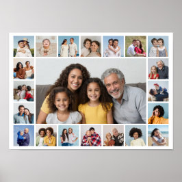 Erstellen Sie Ihre eigene Farbe für 21 Collage. Poster