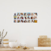 Erstellen Sie Ihre eigene Farbe für 21 Collage. Poster (Küche)