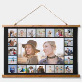 Erstellen Sie Ihre eigene Farbe für 21 Collage. Wandteppich Mit Holzrahmen (Vorne)