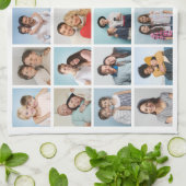 Erstellen Sie Ihre eigene Farbe für 24 Collagen. Geschirrtuch (Gefaltet)