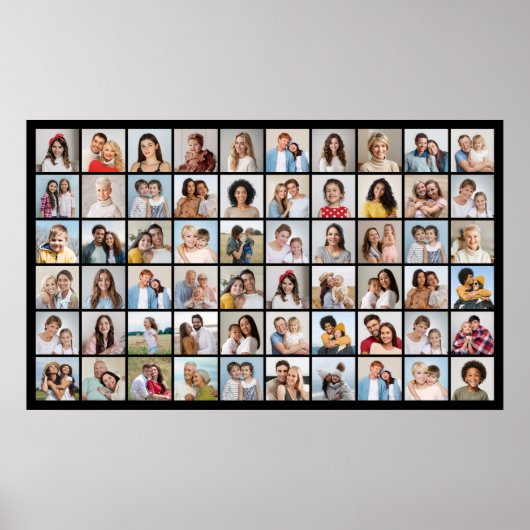 Erstellen Sie Ihre eigene Farbe für 60 Bilder-Coll Poster (Vorne)