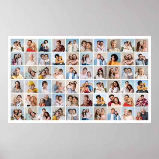 Erstellen Sie Ihre eigene Farbe für 60 Bilder-Coll Poster (Vorne)