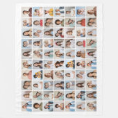 Erstellen Sie Ihre eigene Farbe für 70 FotoCollage Fleecedecke (Vorderseite)