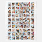 Erstellen Sie Ihre eigene Farbe für 70 FotoCollage Fleecedecke (Vorderseite)