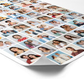 Erstellen Sie Ihre eigene Farbe für 70 FotoCollage Poster (Ecke)