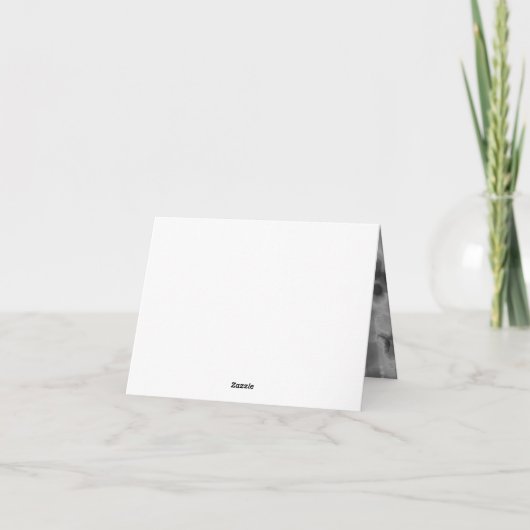 Erstellen Sie Ihre eigene Farbe/Ihr eigenes Design Dankeskarte (Rückseite)