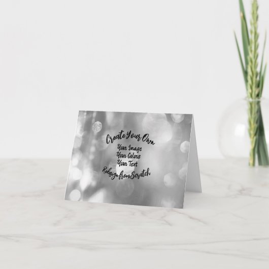 Erstellen Sie Ihre eigene Farbe/Ihr eigenes Design Dankeskarte (Vorderseite)