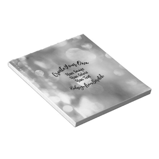 Erstellen Sie Ihre eigene Farbe/Ihr eigenes Design Notizblock (angewinkelt)