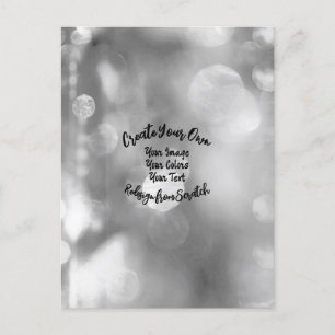 Erstellen Sie Ihre eigene Farbe/Ihr eigenes Design Postkarte