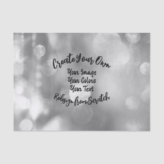 Erstellen Sie Ihre eigene Farbe/Ihr eigenes Design Seidenpapier (Vorderseite)