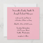 Erstellen Sie Ihre eigene Farbe Washington Wedding Einladung (Rückseite)